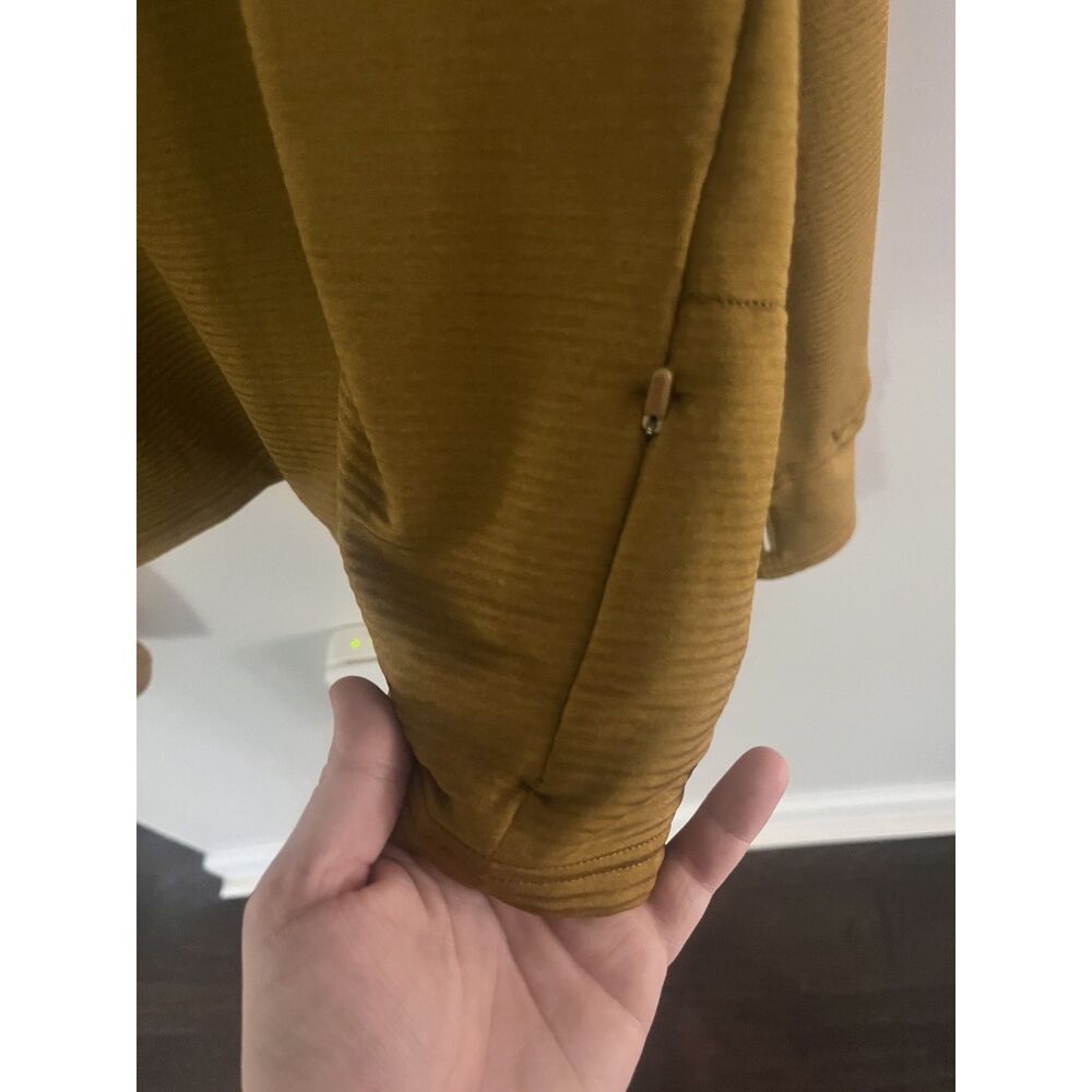 Women’s Brooks Run Happy Yellow Long-Sleeve Pullover Size XL - Picture 3 of 5